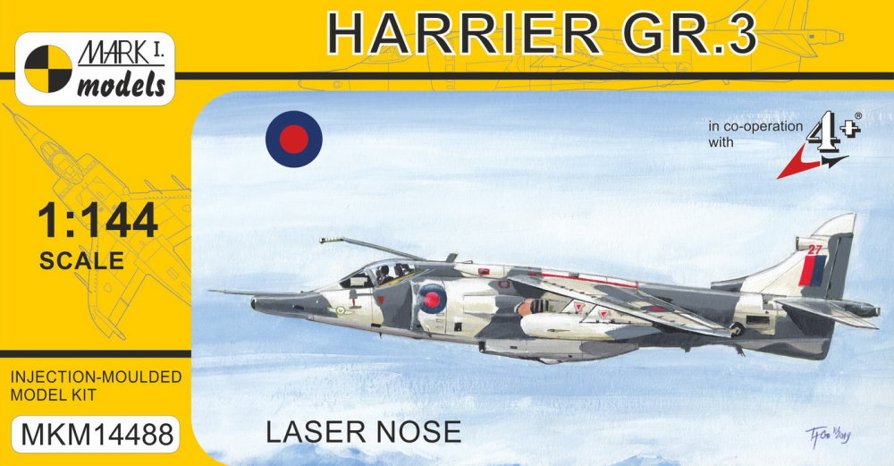 1/144 Harrier GR.3 'Laser Nose' (4x camo)