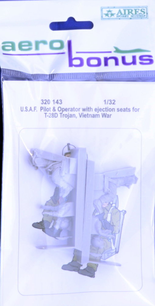1/32 USAF Pilot&Operator with ej.seats for T-28D
