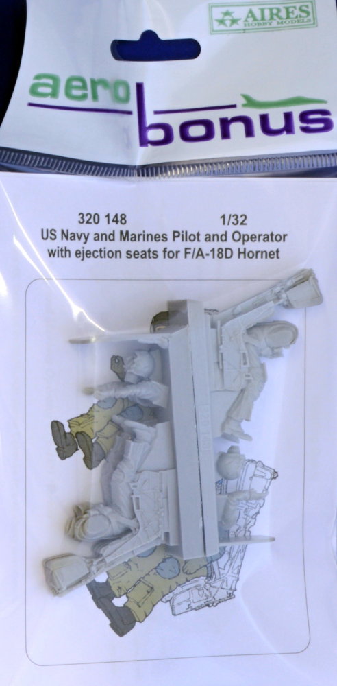 1/32 US Navy&Marines Pilot & Operator w/ ej.seat