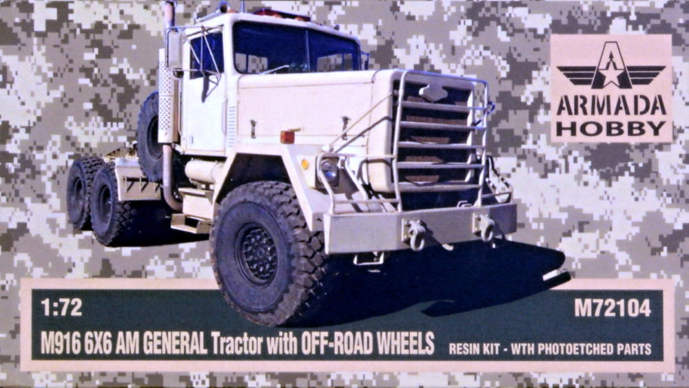 1/72 M916 6x6 AM General w/ off-road wheels