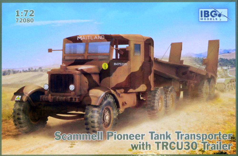 1/72 Scammell Pioneer Tank Transporter w/ TRCU30