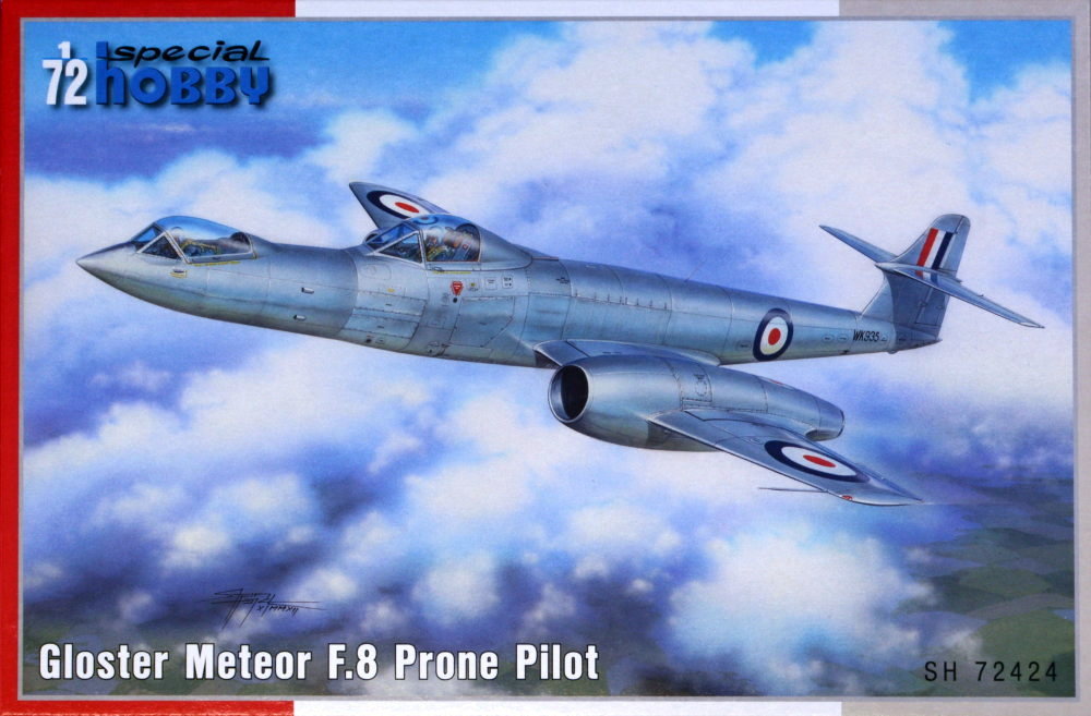 1/72 Gloster Meteor F.8 Prone Pilot