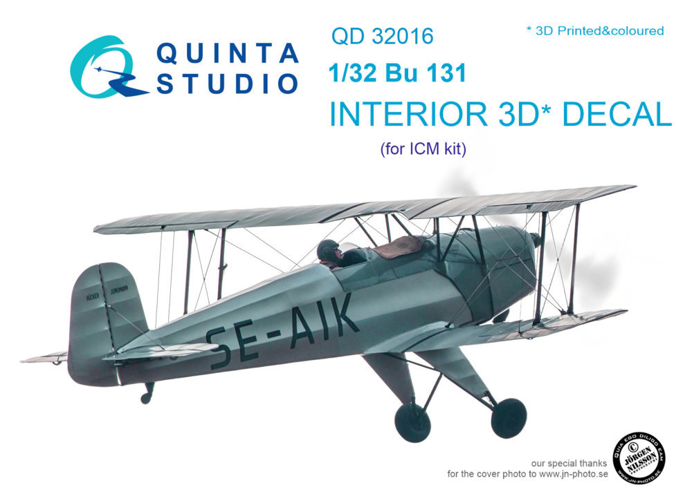 1/32 Bu-131 3D-Printed & colour Interior (ICM)