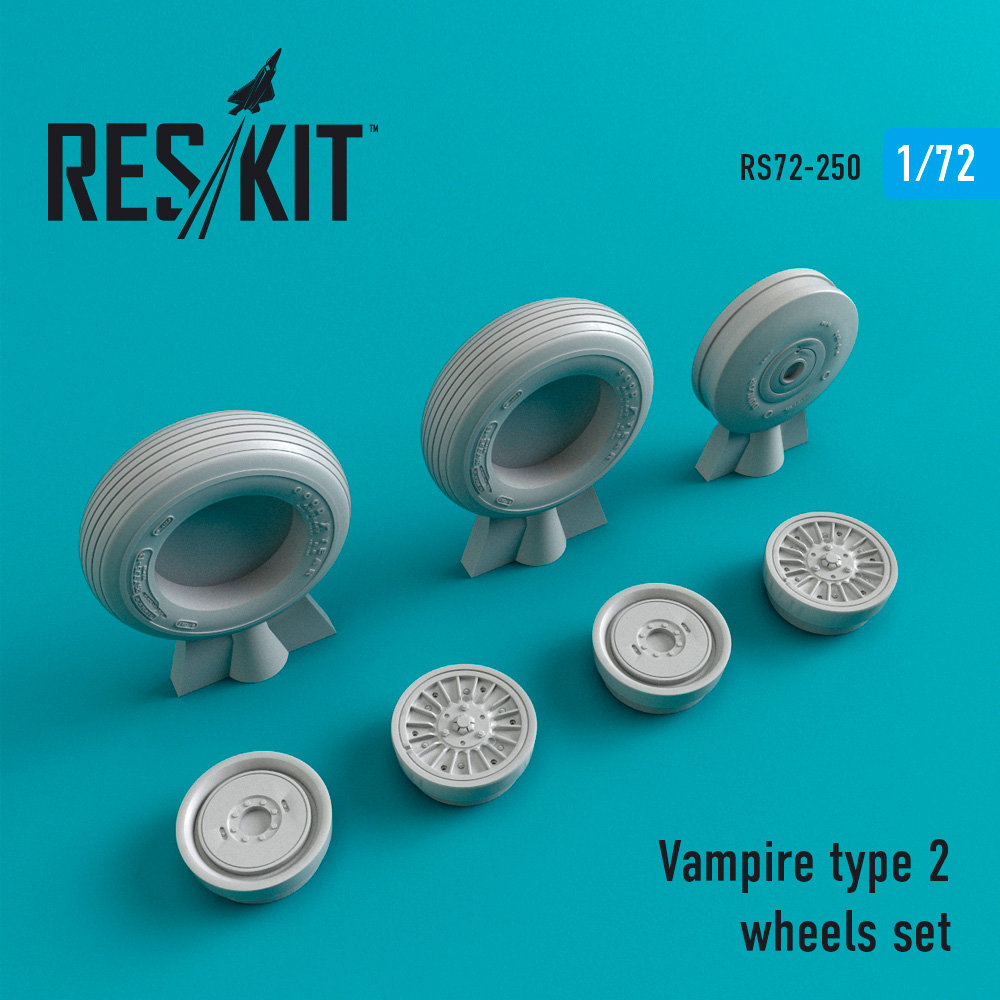 1/72 Vampire type 2 wheels (AMOD/HELL/REV)