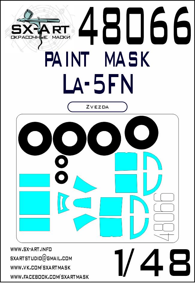 1/48 Lavochkin La-5FN Painting mask (ZVE)