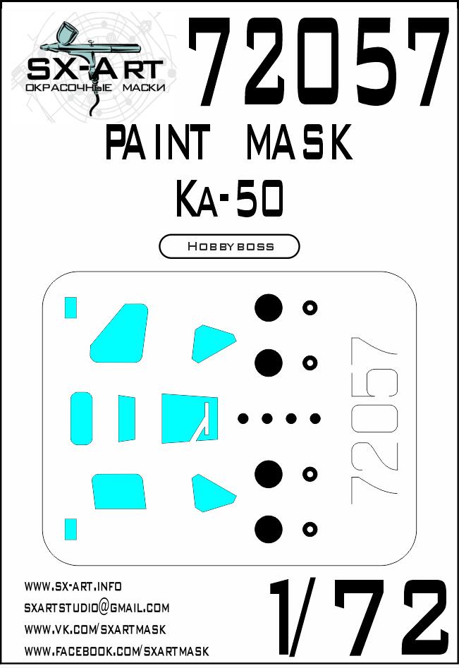 1/72 Ka-50 Painting mask (HOBBYB)