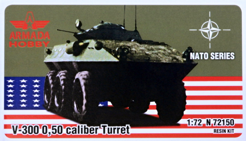 1/72 V-300 with 0,5 calibre turret (resin kit)