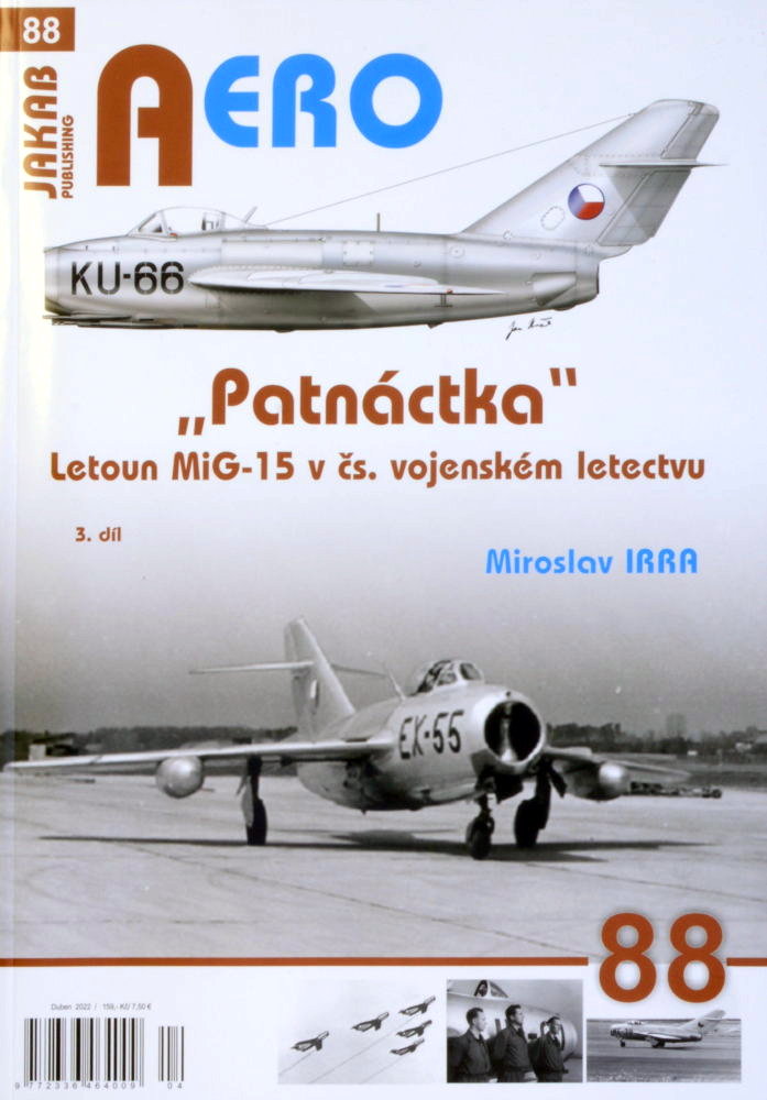 Publ. AERO - MiG-15 in CZAF (Czech text) Vol. 3