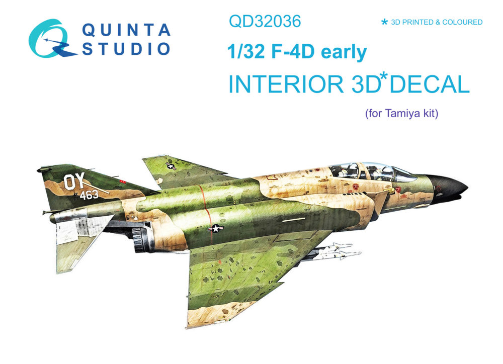 1/32 F-4D 3D-Print&col. Interior (TAM)
