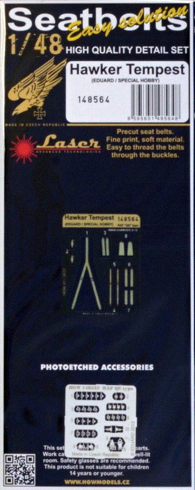 1/48 Seatbelts Hawker Tempest (laser)