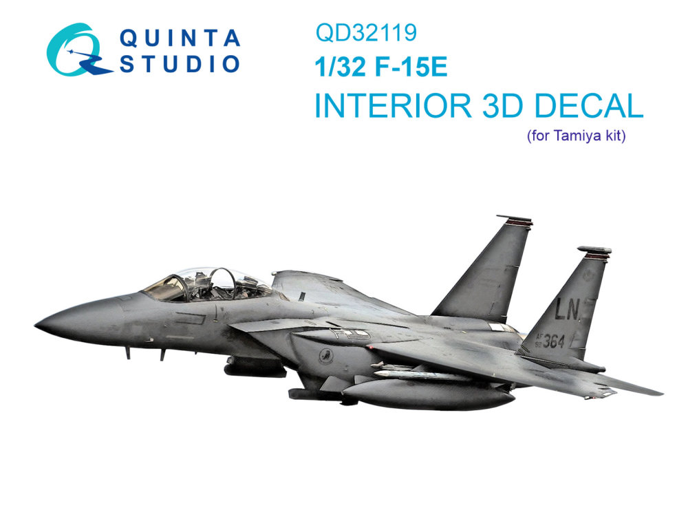 1/32 F-15E 3D-Printed & col.Interior (TAM)