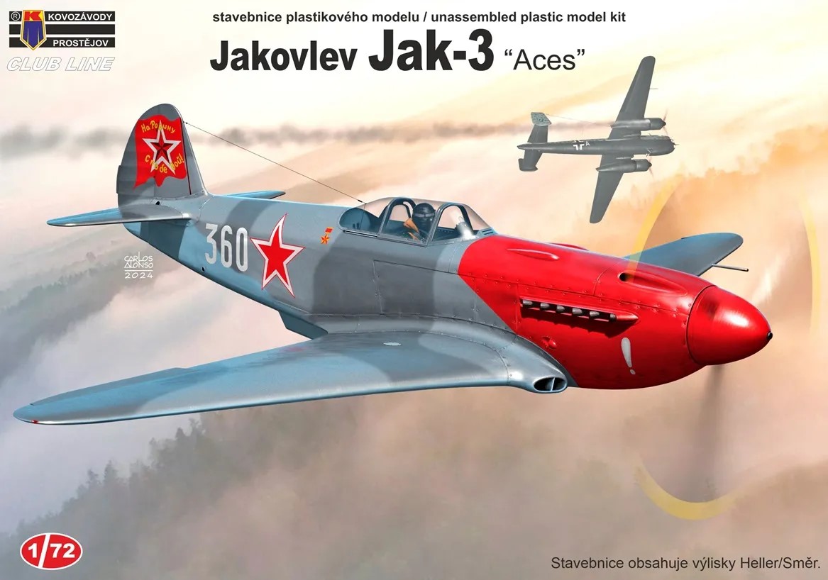 1/72 Yak-3 'Aces', ex-HELLER/SMĚR (CLUB LINE)