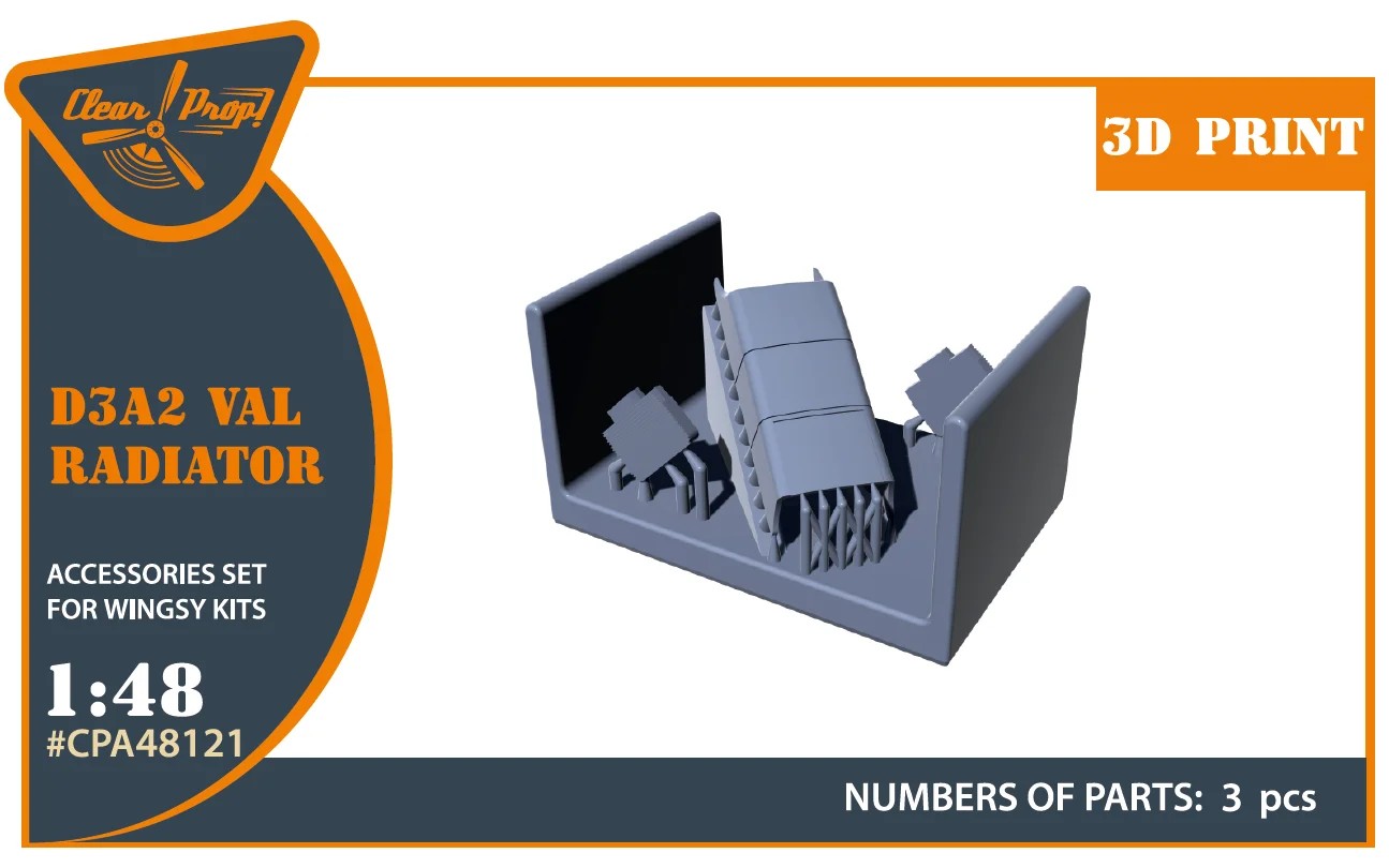 1/48 D3A2 VAL radiator set (WINGSY)