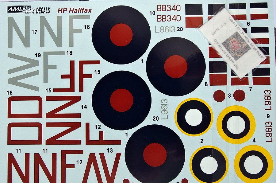 MODELIMEX Online Shop 1/72 Decals HP Halifax in 138 Squadron RAF