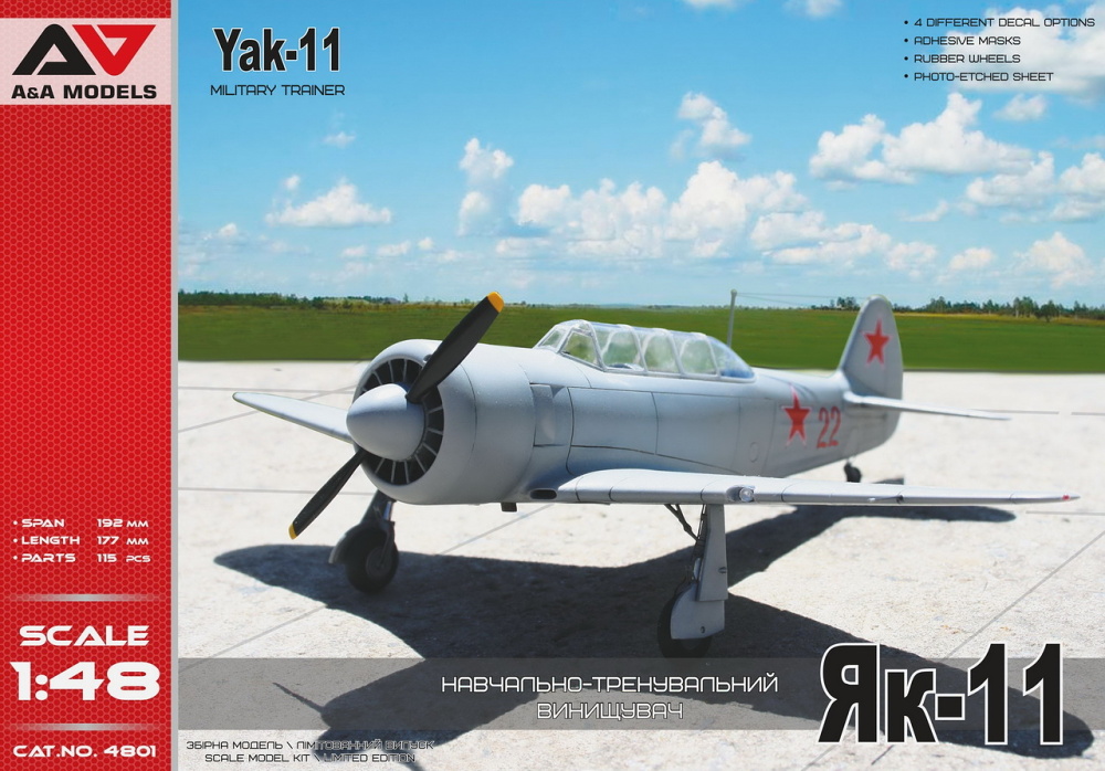 1/48 Yakovlev Yak-11 Military Trainer