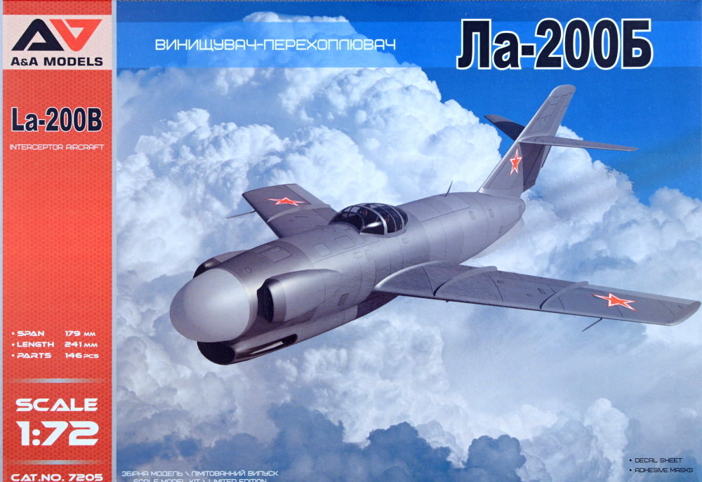 1/72 La-200B All-weather experimental interceptor