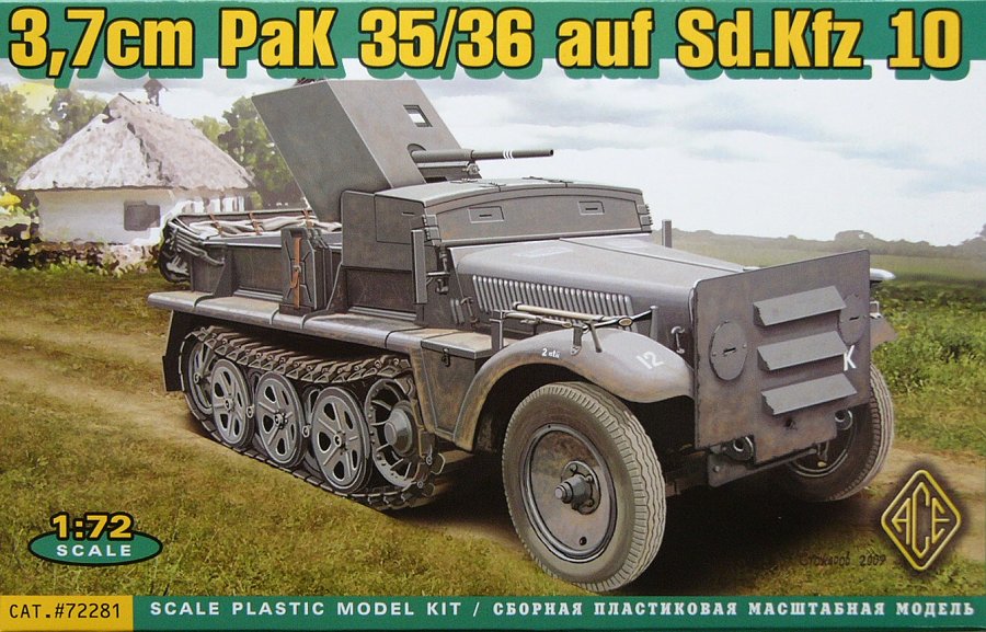 1/72 3,7cm PaK 35/36 auf Sd.Kfz 10