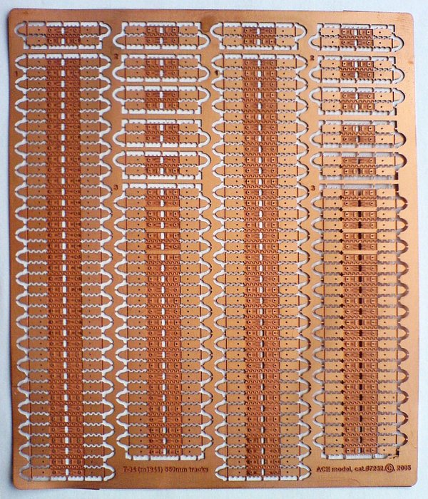 1/72 T-34 (model '41) 550mm wide tracks (UMM/DRAG)