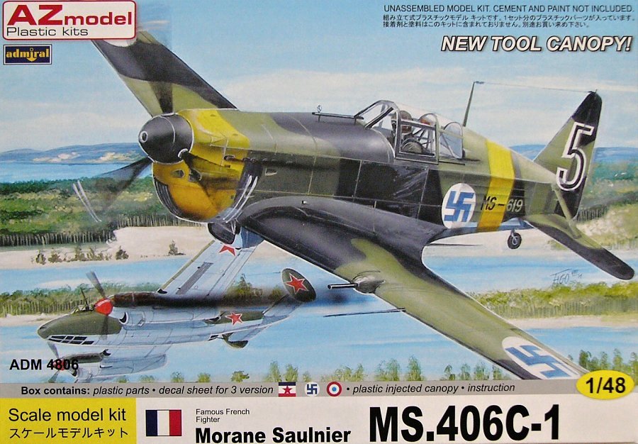 MODELIMEX Online Shop | 1/48 MS.406 C.1 (Finland, Yugoslavia