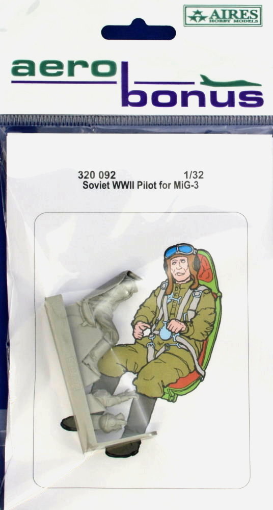 1/32 Soviet WWII Pilot for MiG-3 w/ seat (TRUMP)