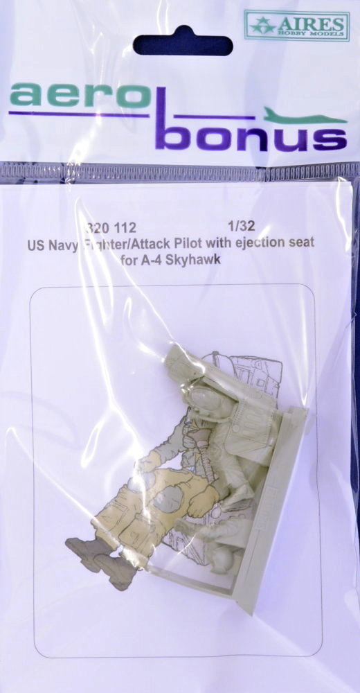 1/32 US Navy Pilot for A-4 with eject.seat (TRUMP)