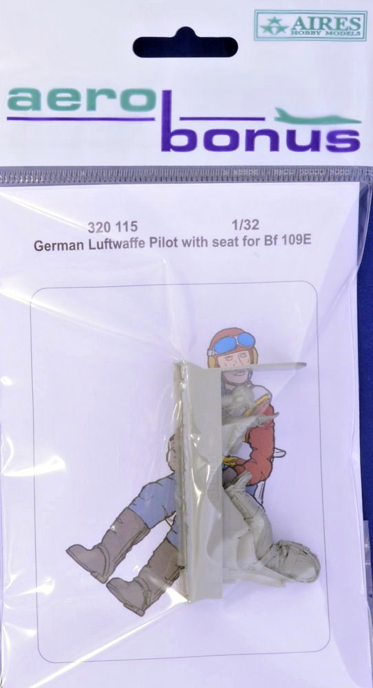 1/32 German Luftwaffe Pilot for Bf 109 with seat