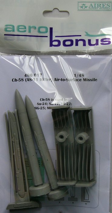 1/48 Ch-58 (AS-11 Kilter) air-to-ground missiles