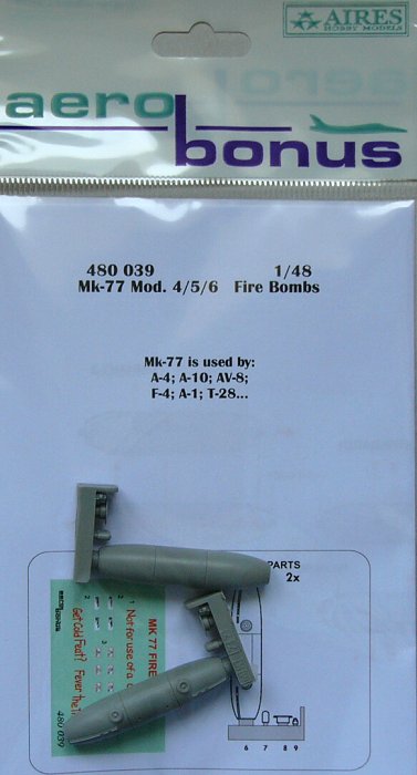 1/48 Mk-77 Mod. 4/5/6 fire bombs