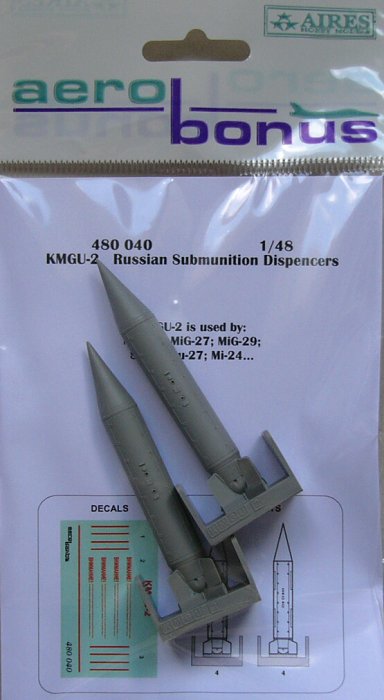 1/48 KMGU-2 Russian submunition dispencers