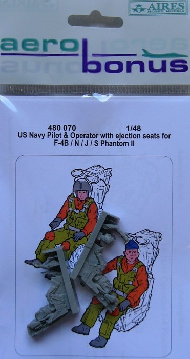 1/48 F-4B/N/J/S US Navy pilot&operator w/ ej.seats