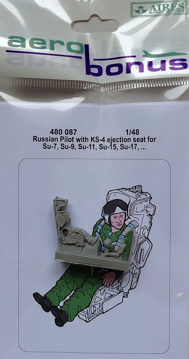 1/48 Russian pilot&KS-4 eject.seat for Su-7/9/11