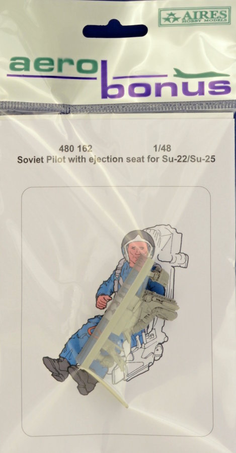 1/48 Soviet Pilot w/ ejection seat for Su-22/Su-25
