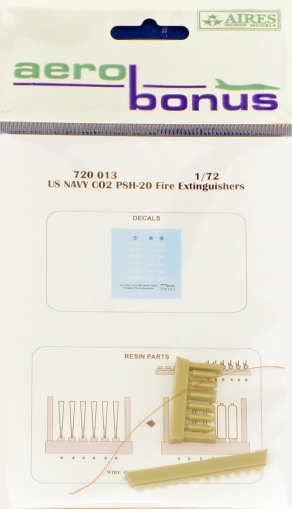 1/72 US NAVY CO2 PSH-20 fire extinguishers