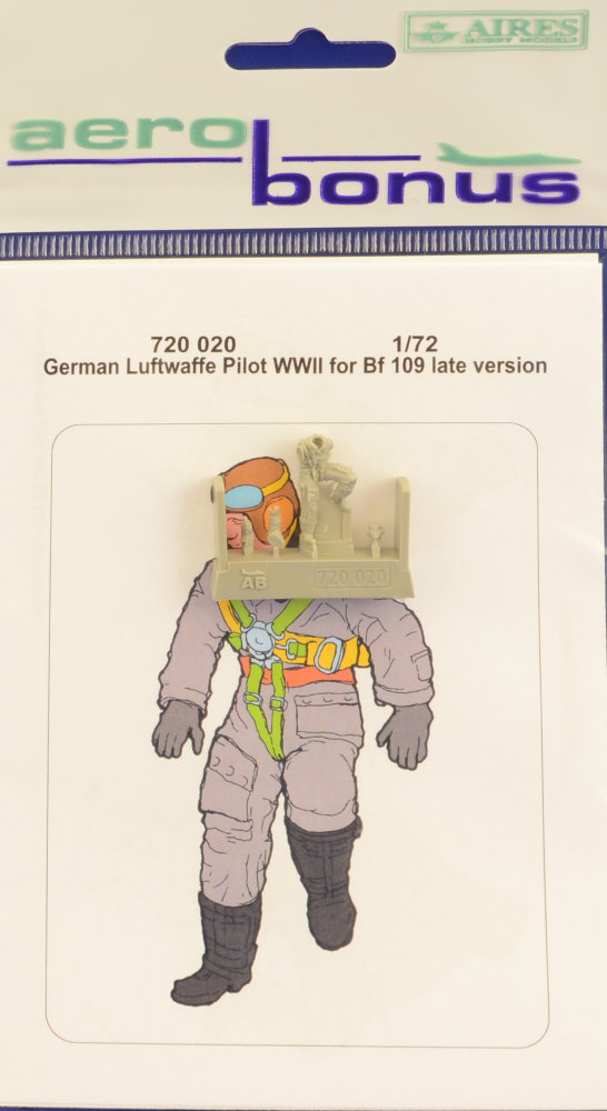 1/72 German Luftwaffe Pilot WWII for Bf 109 late