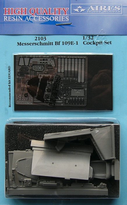 1/32 Bf 109E-1 cockpit set  (EDU)