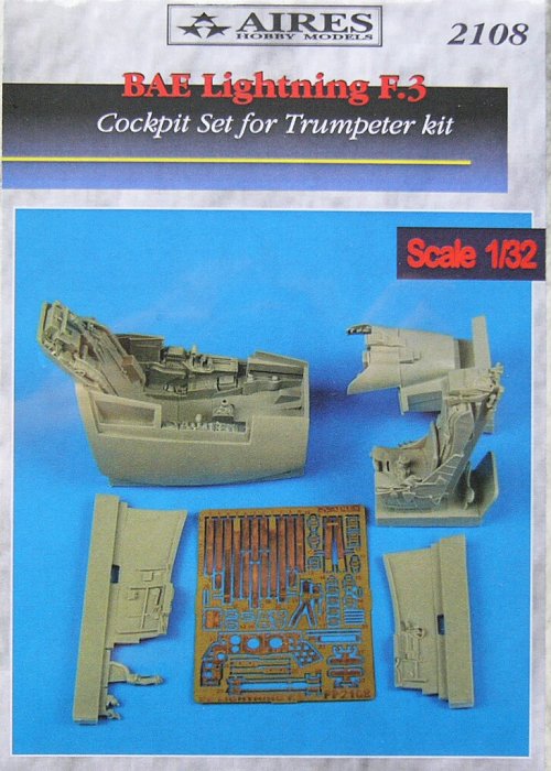 1/32 BAE Lightning F.1A/F.3 cockpit set (TRUMP)