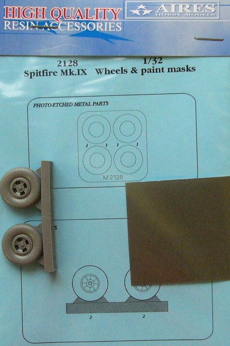 1/32 Spitfire Mk. IX wheels & paint masks