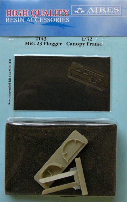 1/32 MiG-23 Flogger canopy frame  (TRUMP)