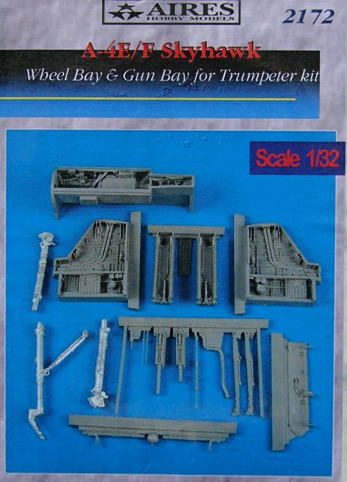 1/32 A-4E/F Skyhawk wheel bay & gun bay (TRUMP)