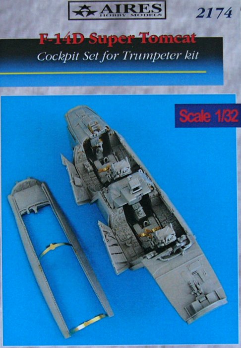 1/32 F-14D Super Tomcat cockpit set (TRUMP)