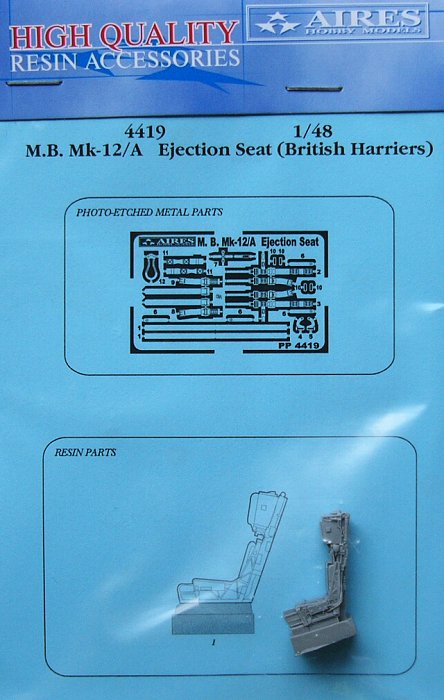 1/48 M.B. Mk-12/A ejection seat (British Harriers)