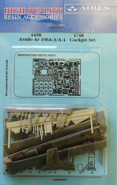 1/48 Ar 196A-3/A-4 cockpit set  (ITAL)