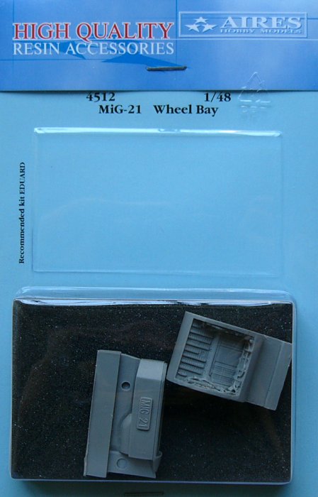 1/48 MiG-21 wheel bay  (EDU)