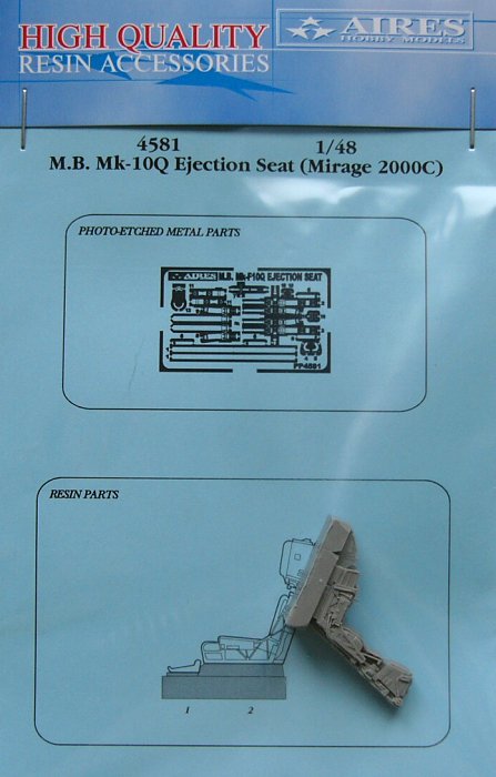 1/48 M.B. Mk-10Q ejection seat (mirage 2000C)