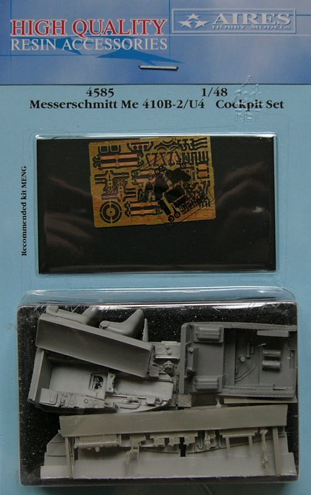 1/48 Me 410B-2/U4 cockpit set (MENG)