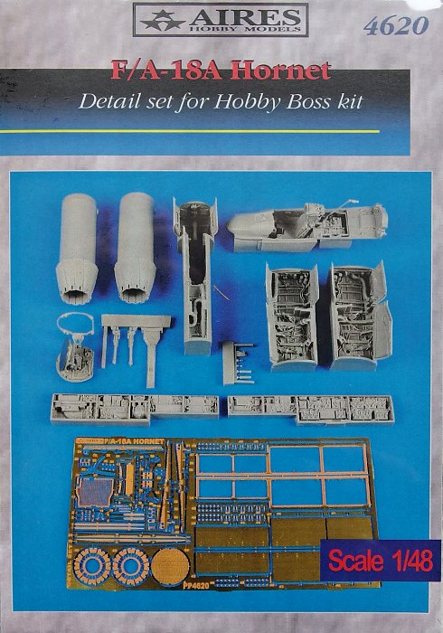 1/48 F/A-18A Hornet detail set (HOBBYB)
