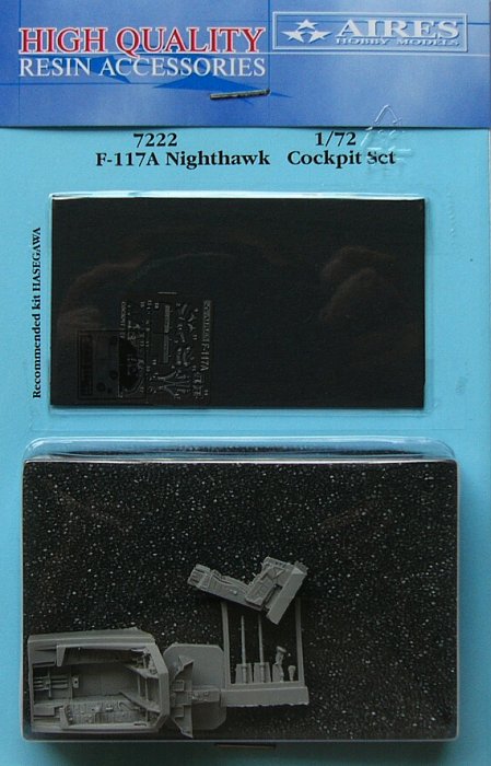 1/72 F-117A Nighthawk cockpit set  (HAS)