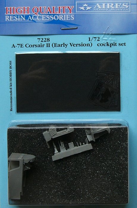 1/72 A-7E Corsair II (early) cockpit set (HOBBYB)