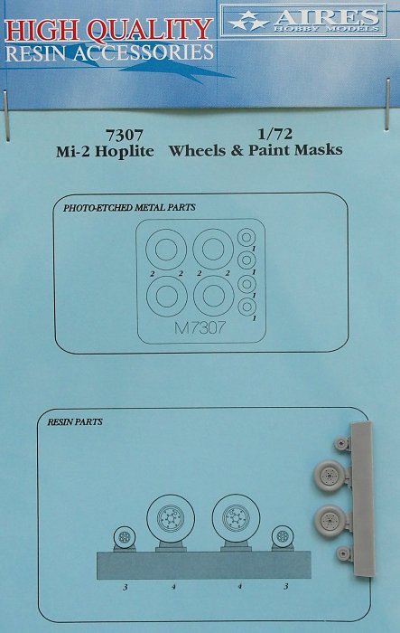 1/72 Mi-2 Hoplite wheels & paint masks