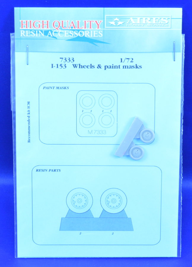 1/72 I-153 wheels & paint masks (ICM)